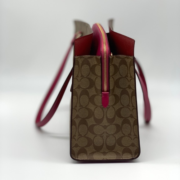 Coach Tatum Carryall In Signature Canvas - Picture 7 of 11